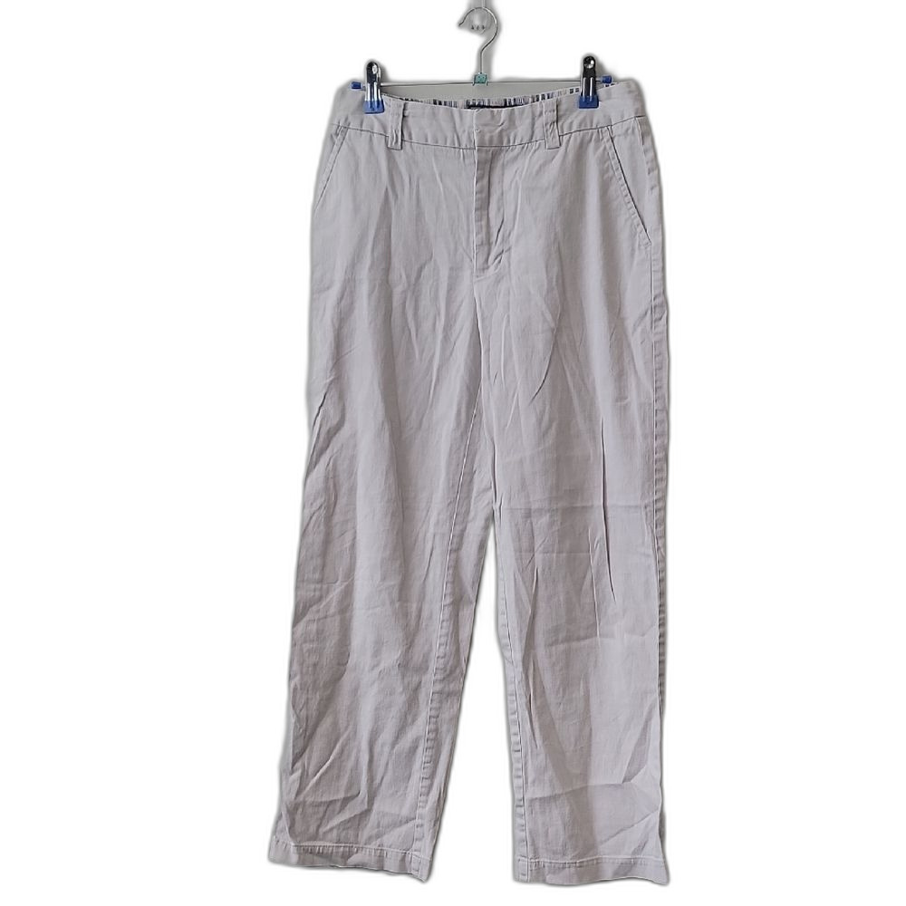 Caribbean Joe Flare Pants White Cream Size 28